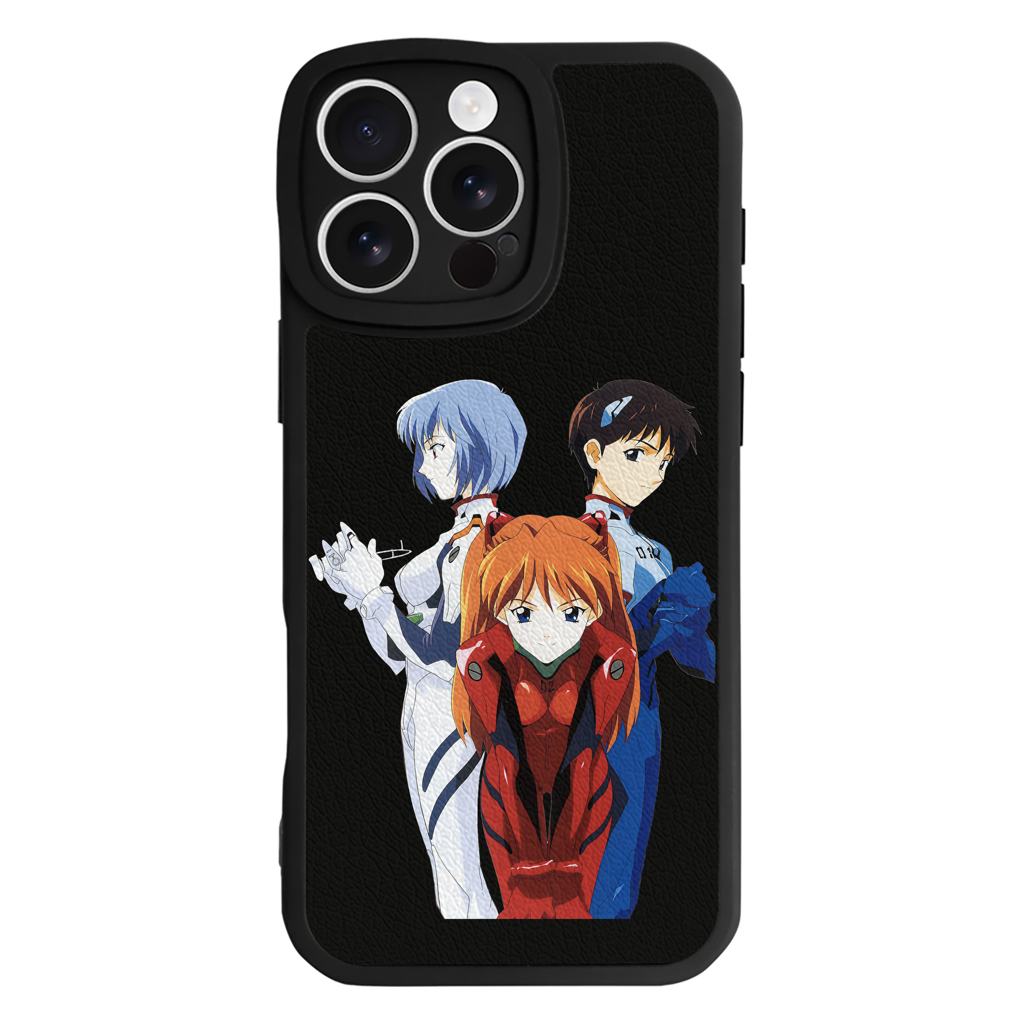 （画像用） EVA 新世紀エヴァンゲリオン 【iPhone 16シリーズ対応】シリコンスマホケース（レザー調） 材質：シリコン